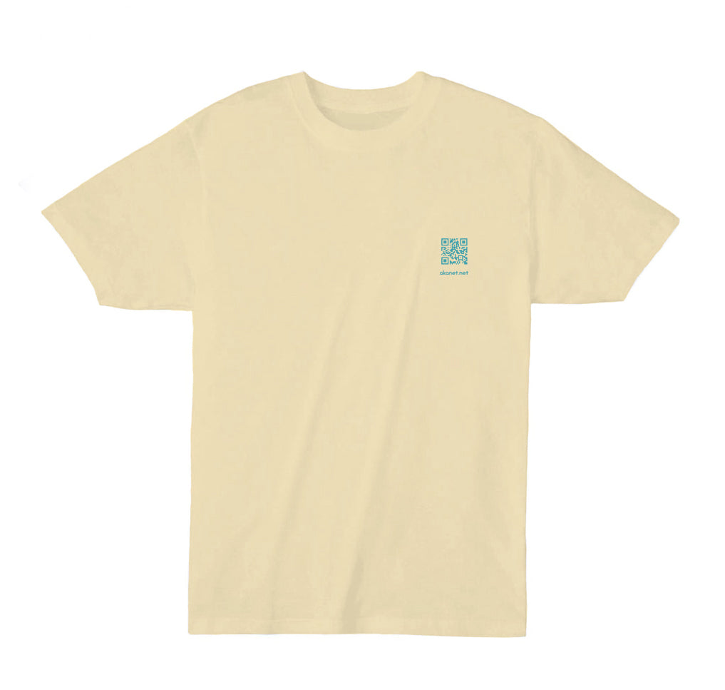 『わんワクTシャツ』アイボリーベージュ